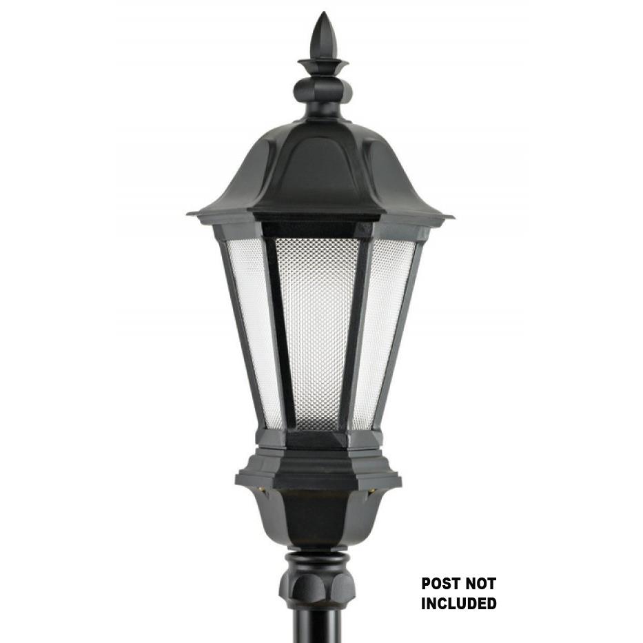 Wave Lighting C33TL-100H-WH Commercial River Walk Series Post Light in White